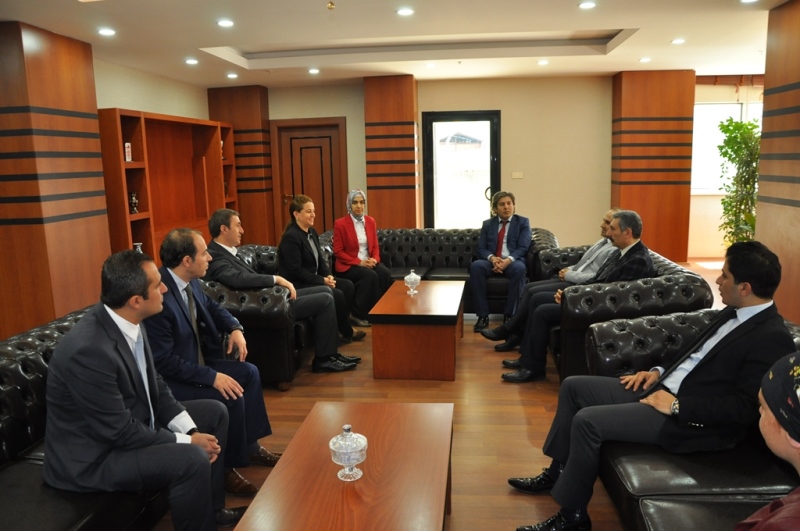 Hastane Y+Ânetiminden BelediyeÔÇÖye Ziyaret  (2)