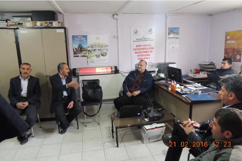 SİİRT FISTIĞI YETİŞTİRİCİLİĞİ (BAHÇECİLİK) EĞİTİMİ DEVAM EDİYOR3