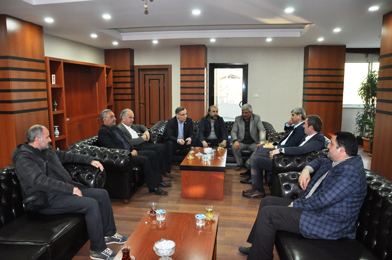 Siirt Gazeteciler Derneğinden Belediyeye Ziyaret (2)