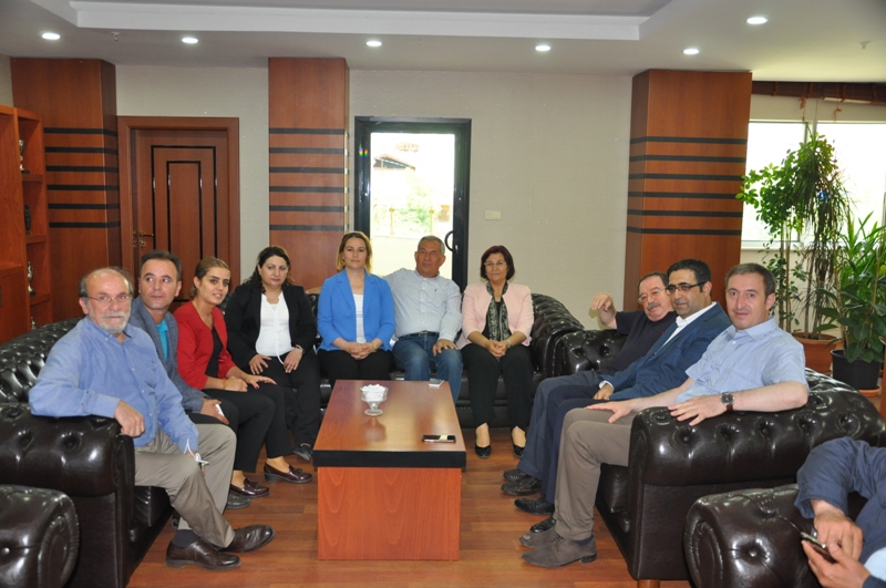 E+ş Genel Ba+şkanlar Siirt Belediyesini Ziyaret Etti (1)