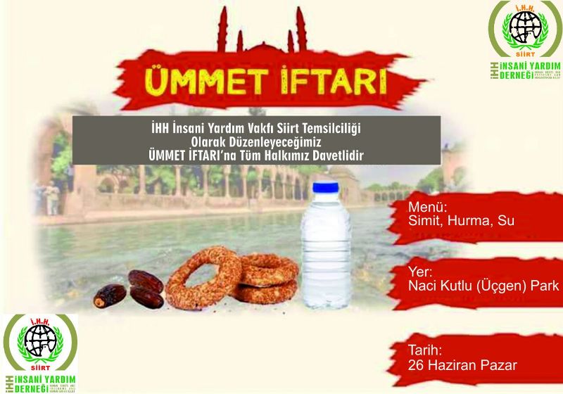 Siirt’te Ümmet İftarı