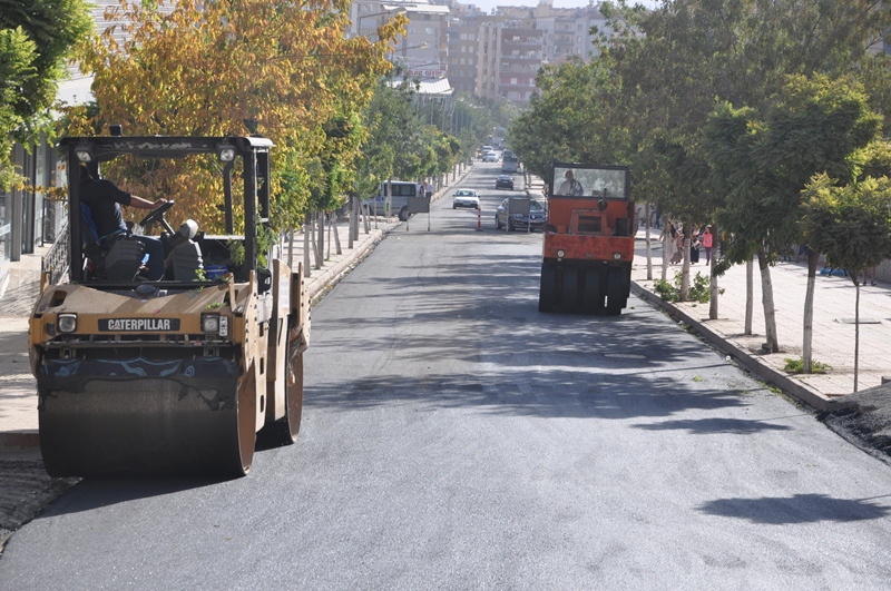 Hakkı Akyüz Caddesinde Yol Asfaltlama Çalışması Tamamlandı (1)