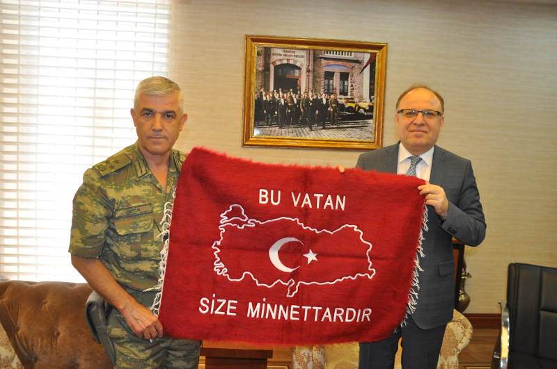 KORGENERAL ÇETİN, VALİ TUTULMAZ’I ZİYARET ETTİ (1)