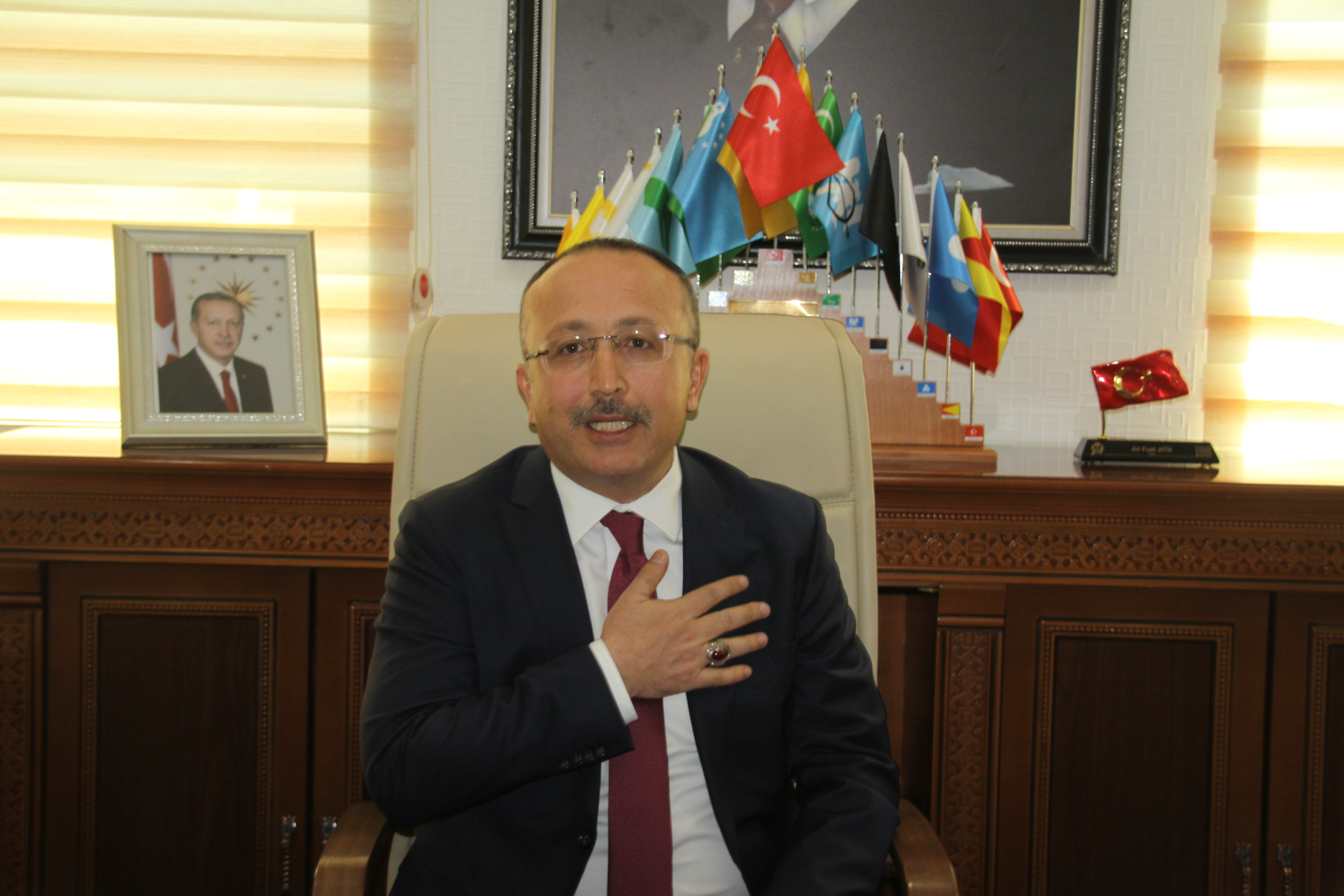 VALİ VE BELEDİYE BAŞKANI ATİKTEN TEŞEKKÜR MESAJI