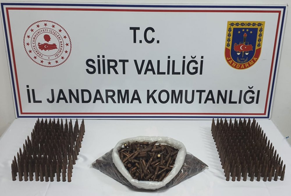 Siirt’te 691 Adet (Bixi) Fişeği Ele Geçirildi
