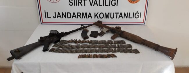 TERÖR ÖRGÜTÜNE AİT MUHİMMAT İMHA EDİLDİ