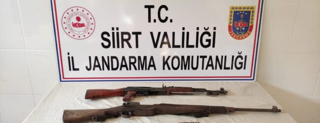 MÜHİMMAT ELE GEÇİRİLDİ