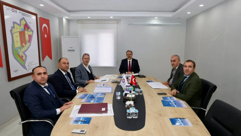 Siirt OSB Yönetimi Yeni Yatırım Hedeflerini Masaya Yatırdı
