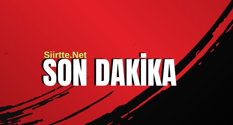 SON DAKİKA
