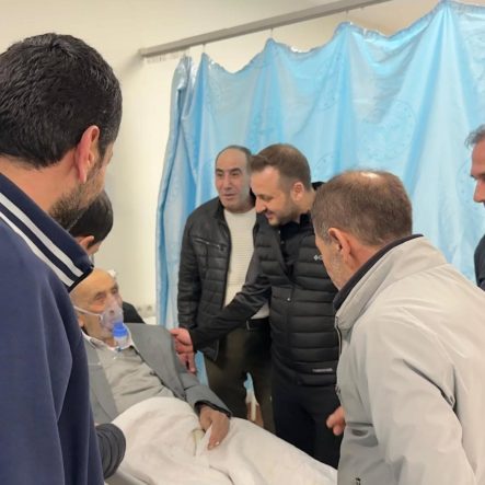 AK PARTİ SİİRT İL BAŞKANI ÖZTURAN’DAN HASTANEYE ZİYARET