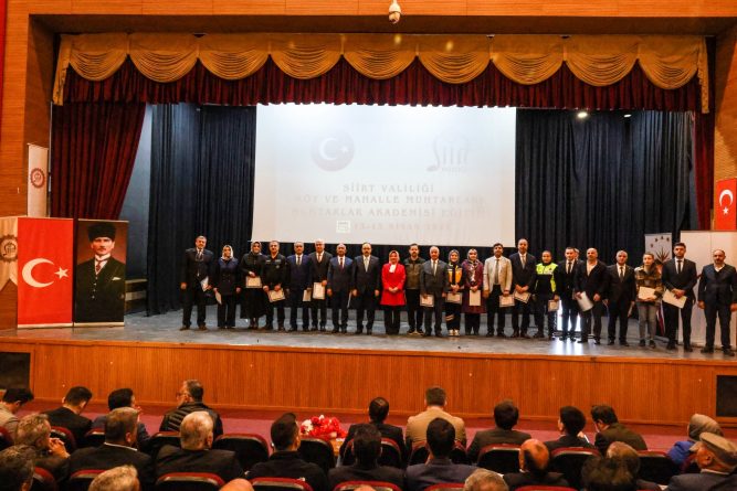 Muhtarlar Akademisi’nde Sertifika Töreni Gerçekleştirildi..!