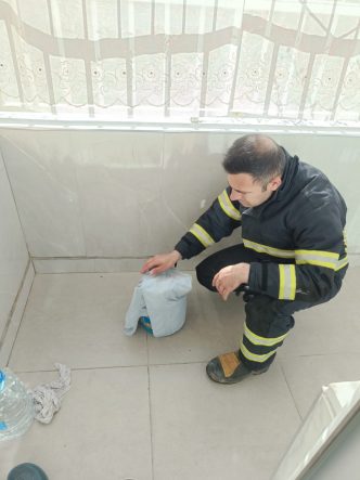 Siirt’te evde kullanılan piknik tüpü alev aldı: itfaiye müdahale etti