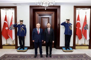 Vali Kızılkaya’dan Emniyet Genel Müdürü Fidan’a Ziyaret ve Tebrik