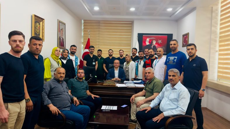 Siirt Eğitim ve Araştırma Hastanesi’nde Mor Kod Tatbikatı