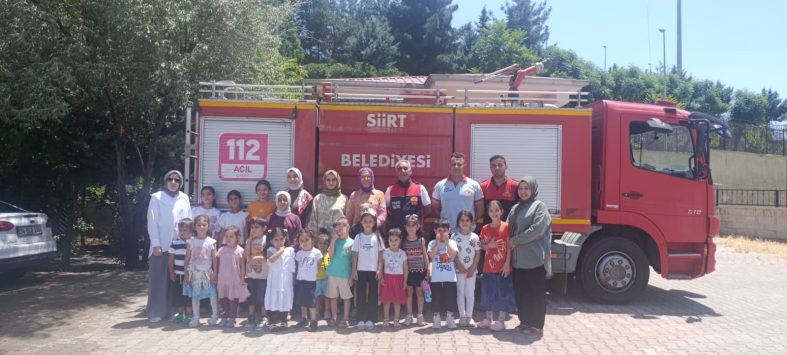 Siirt Ulus ADEM’de Yangın Eğitimi Düzenlendi