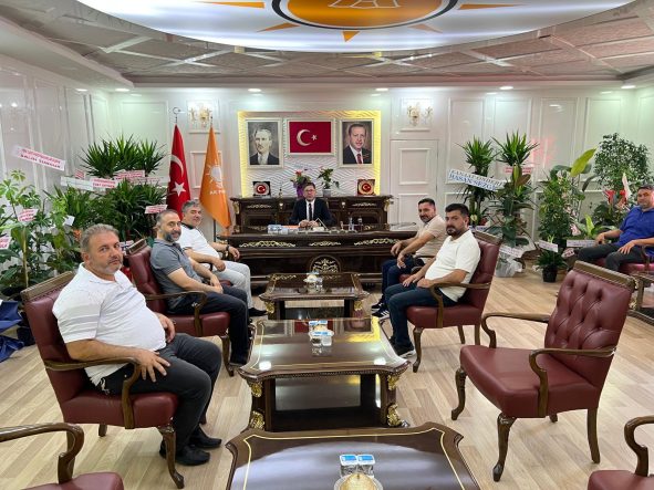 AK Parti Siirt İl Başkanlığına Küçük Sanayi Sitesi Yönetiminden Ziyaret