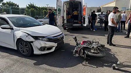 Siirt’te otomobil ile motosiklet çarpıştı: 2 kişi yaralandı