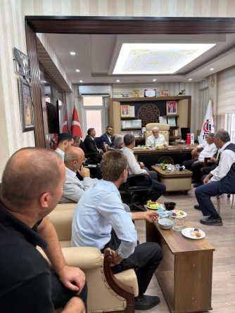 HÜDAPAR GENEL BAŞKANI YAZICIOĞLU TÜM EMLAK DANIŞMANLARI BİRLİĞİNİ ZİYARET ETTİ